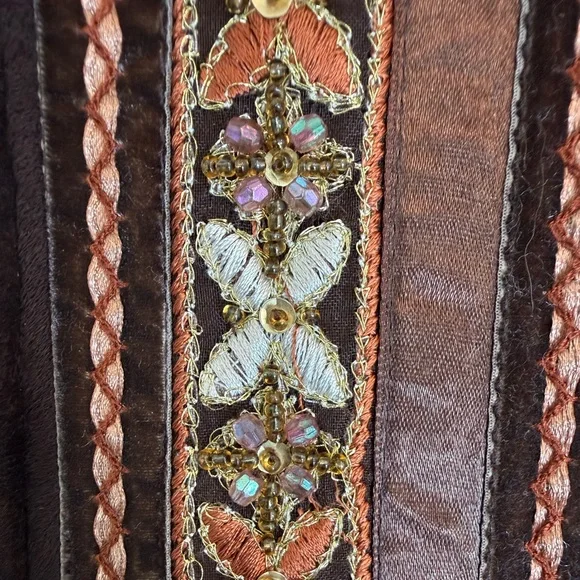 Coldwater Creek Faux Suede & Faux Fur Coat - Picture 12 of 13